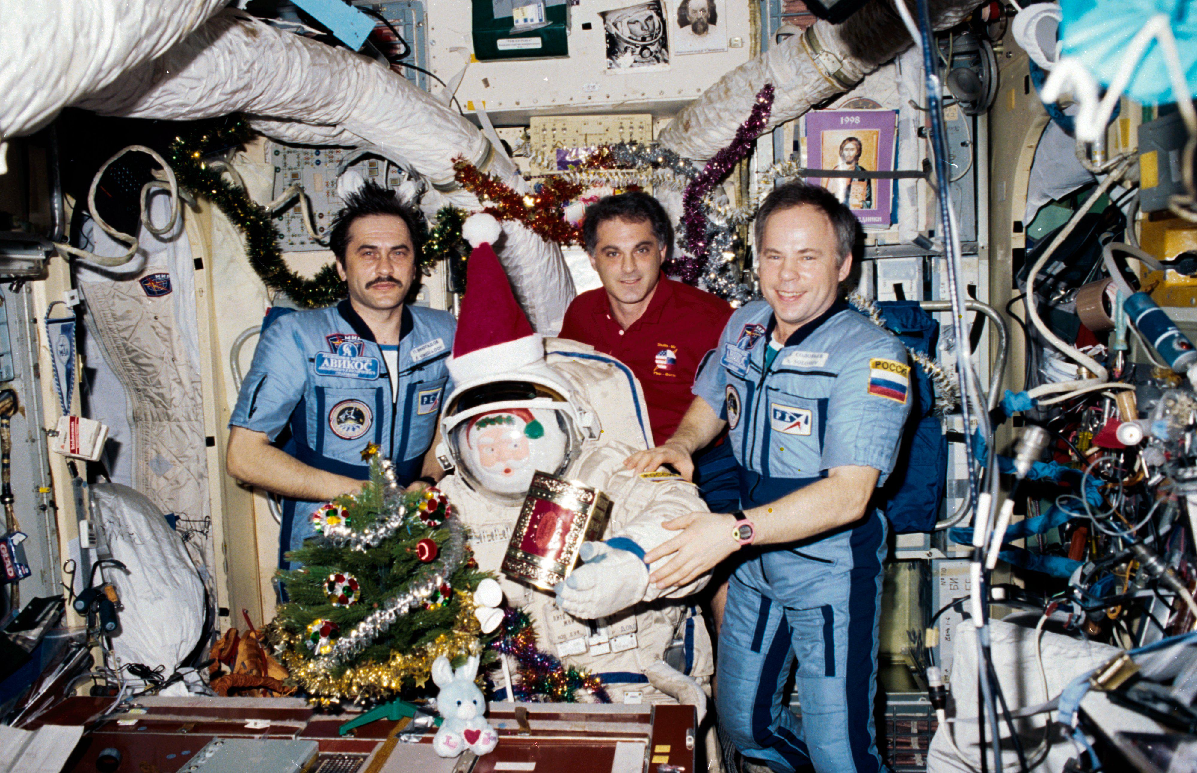 Christmas in space just hits different.